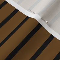 Stripes - Horizontal - Dark Brown (#6E4A1C) and Black (#000000) 