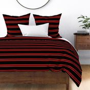 Stripes - Horizontal - Red (#E0201B) double 0.5 inch stripes with Black (#000000) 2.5 inch stripes