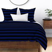 Stripes - Horizontal - Dark Blue (#002398) double 0.5 inch stripes with Black (#000000) 2.5 inch stripes