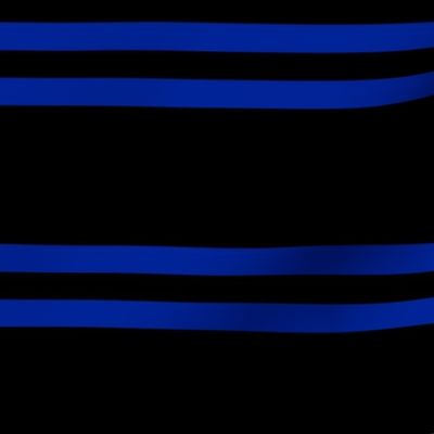 Stripes - Horizontal - Dark Blue (#002398) double 0.5 inch stripes with Black (#000000) 2.5 inch stripes