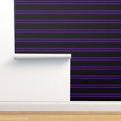 Stripes - Horizontal - Dark Purple (#4D008A) double 0.5 inch stripes with Black (#000000) 2.5 inch stripes