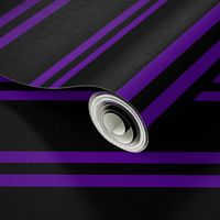 Stripes - Horizontal - Dark Purple (#4D008A) double 0.5 inch stripes with Black (#000000) 2.5 inch stripes