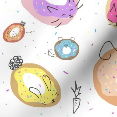 Doodled Donut Pets