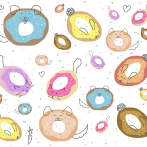 Doodled Donut Pets