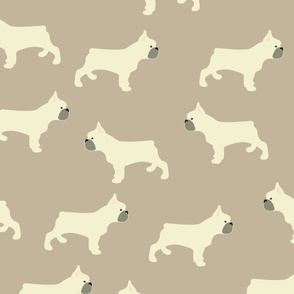 French Bulldog in Taupe