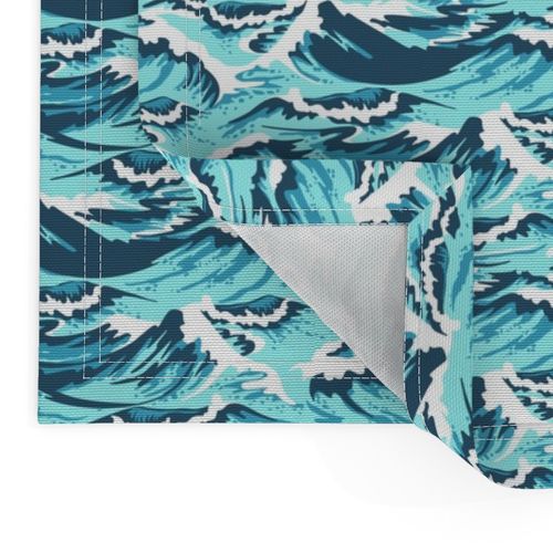 Ocean Waves - Teal