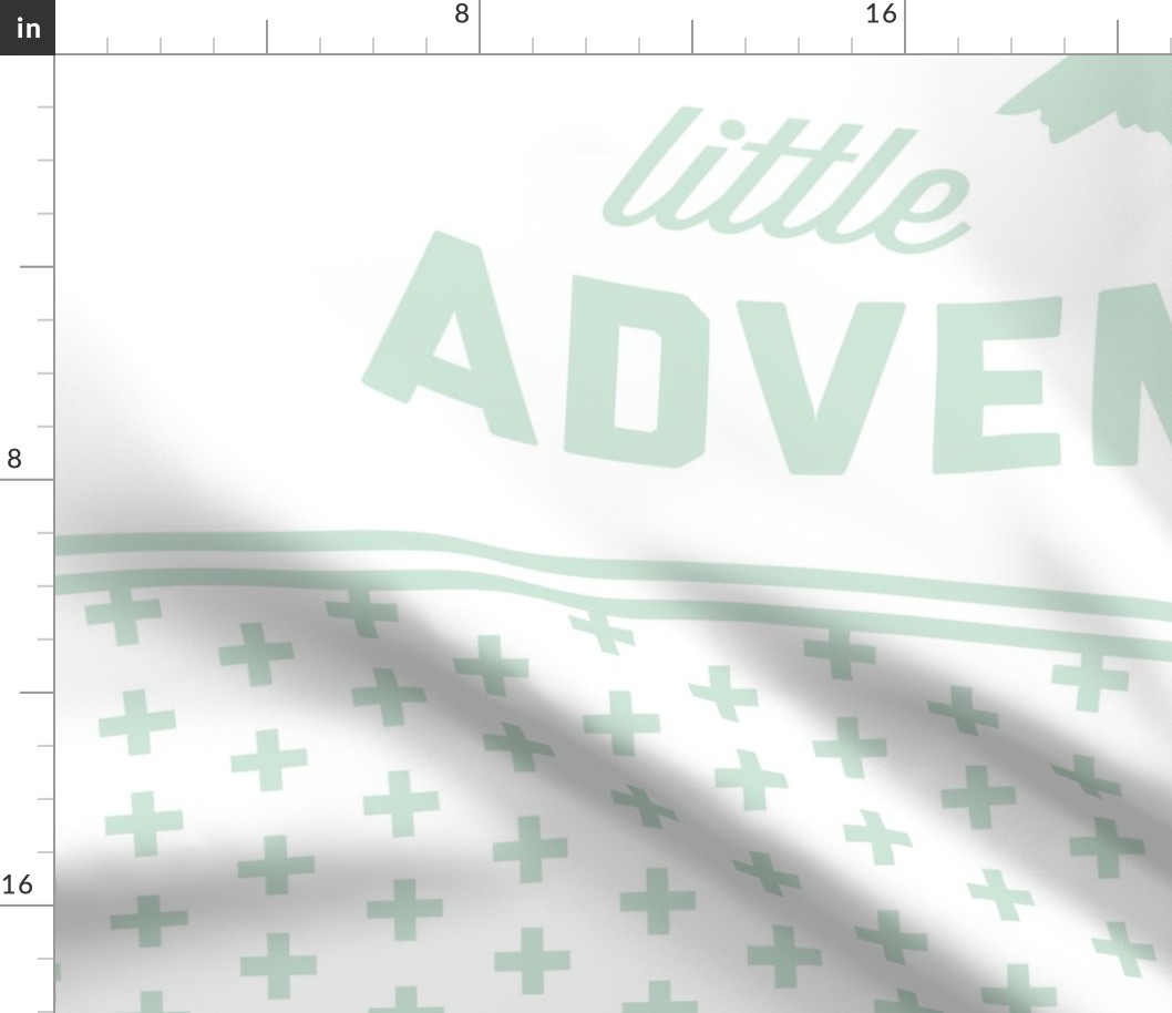 Little Adventurer (mint) // cross 