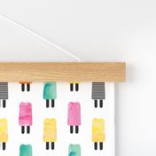 Watercolor Popsicles