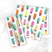 Watercolor Popsicles