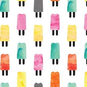 Watercolor Popsicles