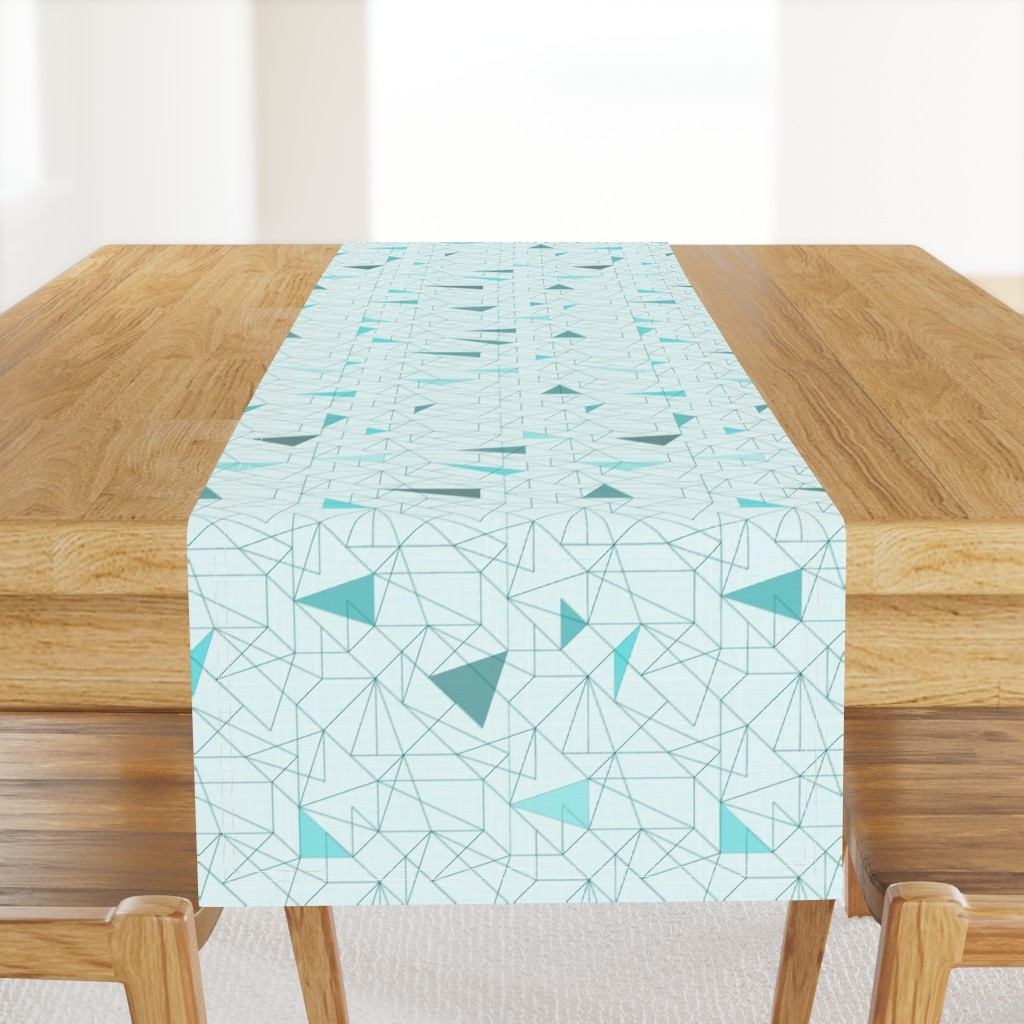 Triangles&lines (Dark Turquoise)