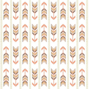 Arrows Multi Blush and Gold