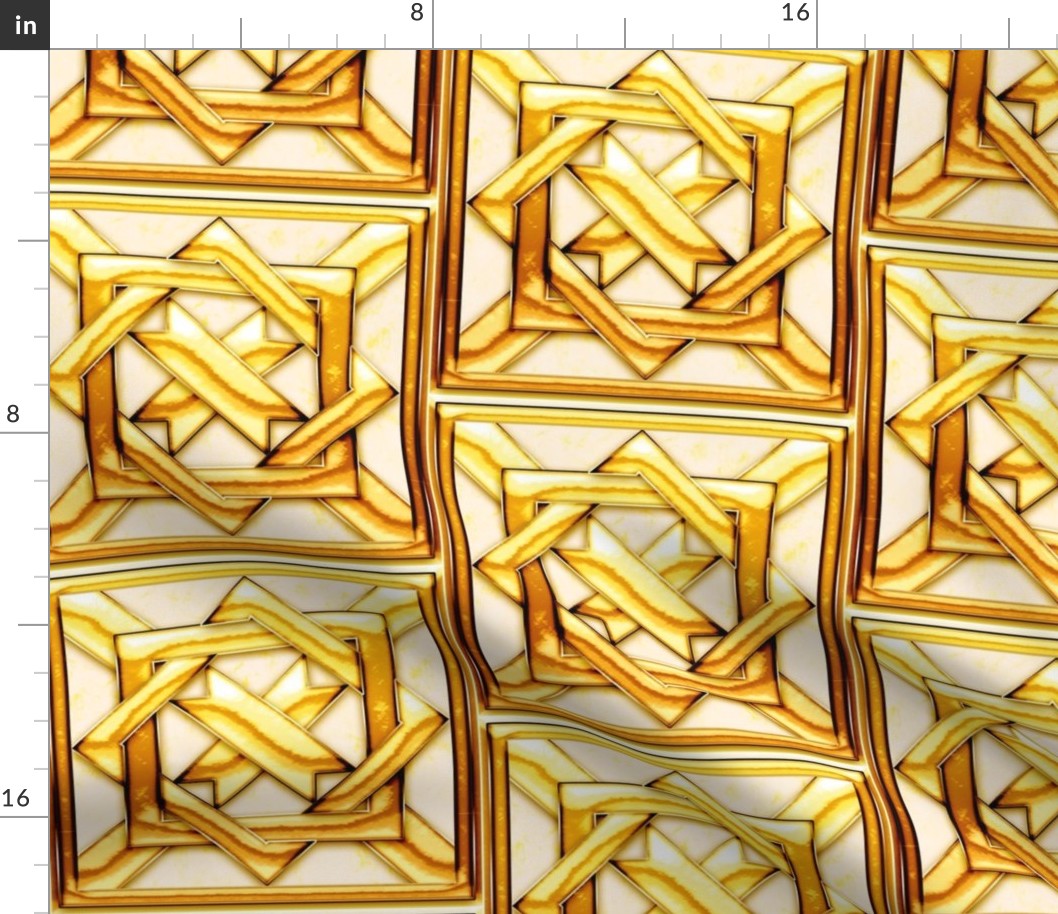 Marble Quilt Gold