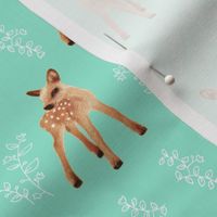 FAWN Floral II, Aqua