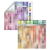 Practical 1100 Color Chart with supplemental color sets ©2012 by Jane Walker