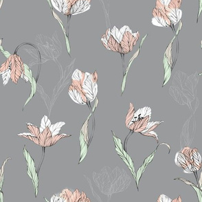 tulips_on_grey