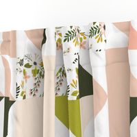 Blush Sprigs and Blooms Puzzle Wholecloth