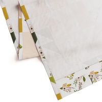 Blush Sprigs and Blooms Puzzle Wholecloth