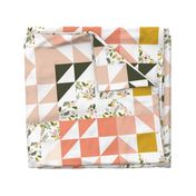 Blush Sprigs and Blooms Puzzle Wholecloth