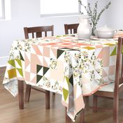 Blush Sprigs and Blooms Puzzle Wholecloth