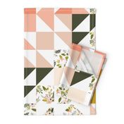 Blush Sprigs and Blooms Puzzle Wholecloth