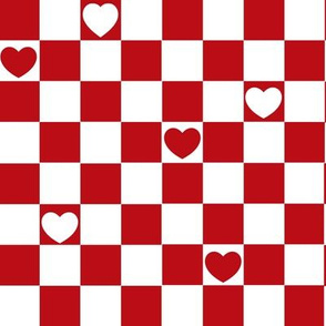 checkerd heart