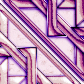 Marble Quilt Purple Diagonal Scarf
