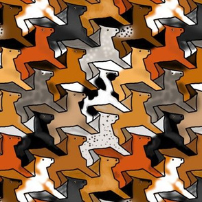 Tessellating Horse Herd