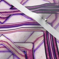 Marble Quilt Purple Diagonal