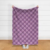 Marble Quilt Purple Diagonal