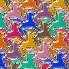 Tesselating Cloissone Horses