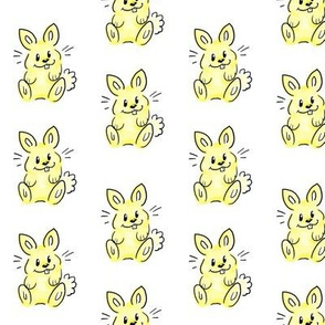 Cartoon Bunny yellow