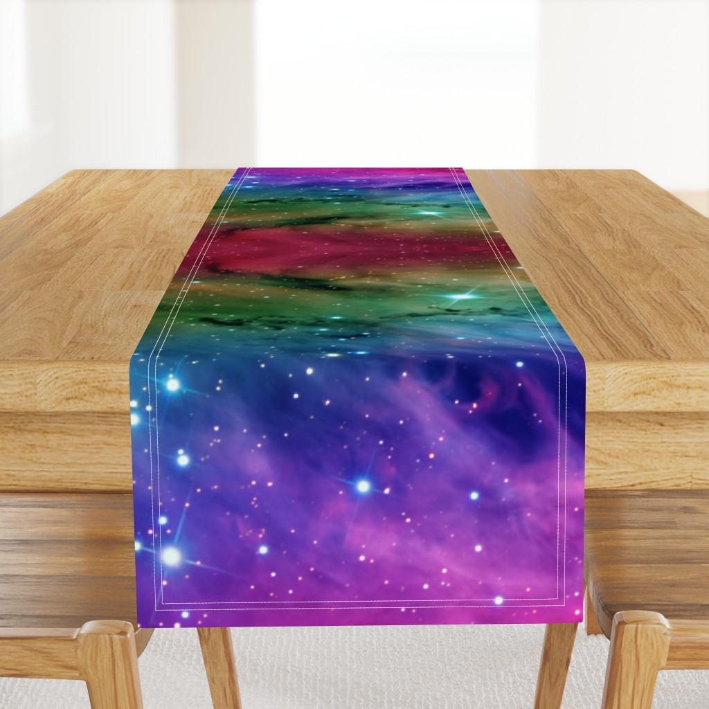 Rainbow Galaxy Nebula Fabric 60" Wide