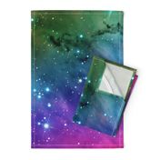 Rainbow Galaxy Nebula Fabric 60" Wide