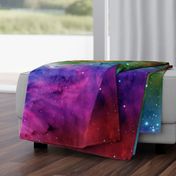 Rainbow Galaxy Nebula Fabric 60" Wide