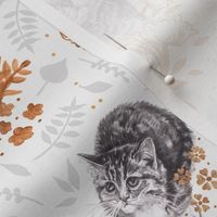 Le Chat Toile de Jouy