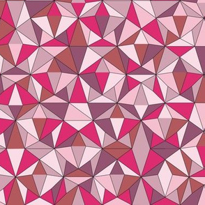 Triangles Powder Pink