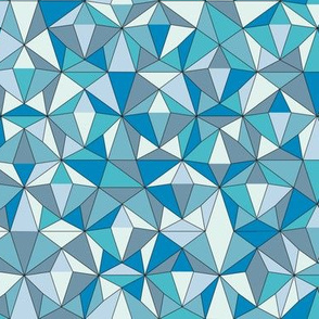 Triangles Powder Blue