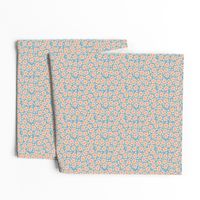 Sakura Blossom in Blue // Modern Japanese floral pattern by Zoe Charlotte