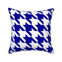 Bold Blue Large Houndstooth