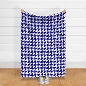 Bold Blue Large Houndstooth