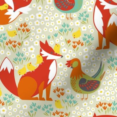 chickens and foxes