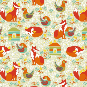 chickens and foxes