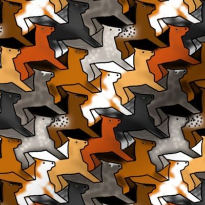 Tessellating Horse Herd 4