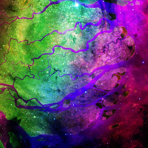 Nebula Veins Sized for 60" Fabric