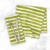 Watercolor Stripes M+M Grass by Friztin