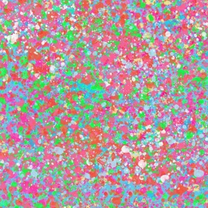 A Lot Like Lily P Colors Splattered Painting
