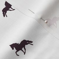 Tennessee Walking Horse Sillouette Pattern - Purple
