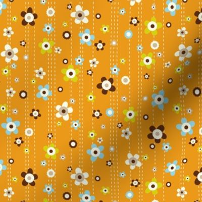 Flower Shower - Floral Orange