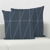  Navy Blue Geo Triangles by Friztin.